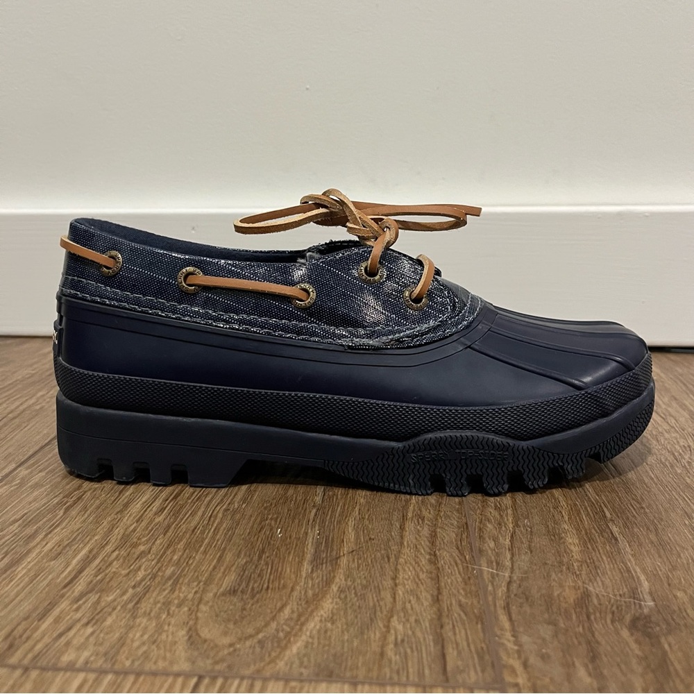 Sperry Navy and Tan Duck Boots - Picture 12 of 14
